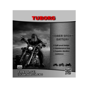 Tuborg YTX30L-GEL bezobsługowy akumulator AGM
